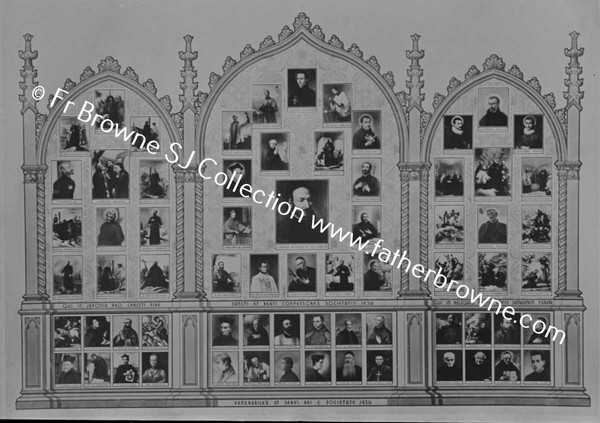 COPY NEGS CHART OF ST IGNATIUS & BLESSED OF SOC